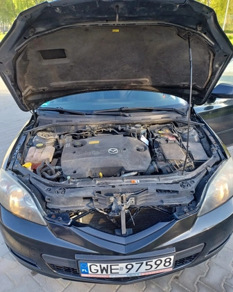 Mazda 3 cena 9900 przebieg: 203000, rok produkcji 2008 z Wejherowo małe 56